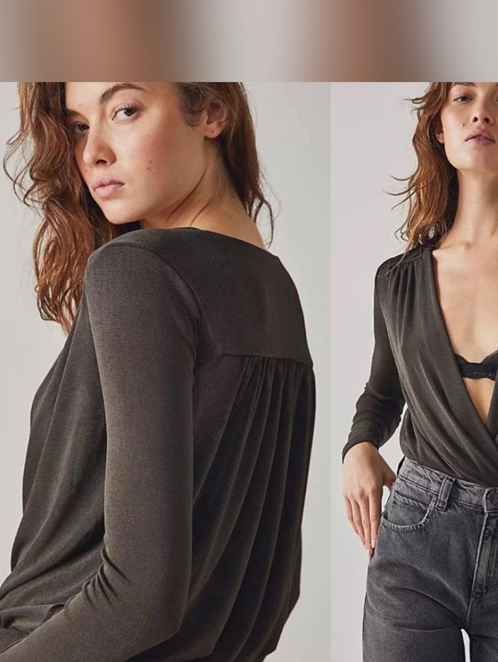 Turnt Bodysuit Intimately Free People Black - Large - NWT